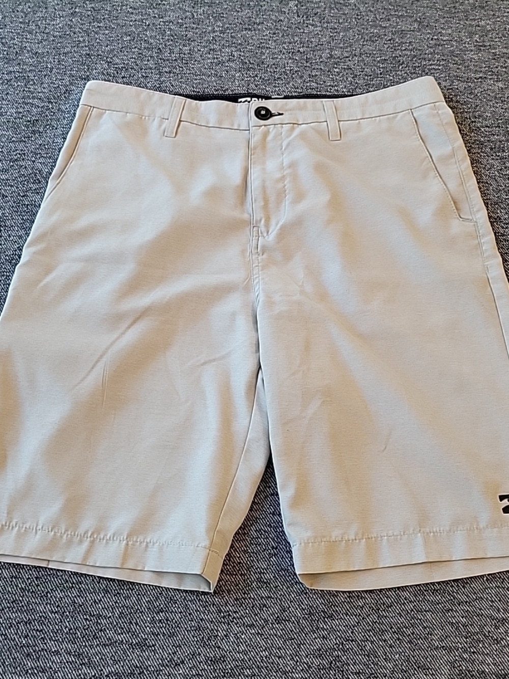 Billabong Submersibles Shorts Men's 32 Gray Hybrid Boardshort Surf Swim Y2K
